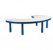 Angeles BaseLine Teacher / Kidney Table – Royal Blue  with 16″ Legs & FREE SHIPPING